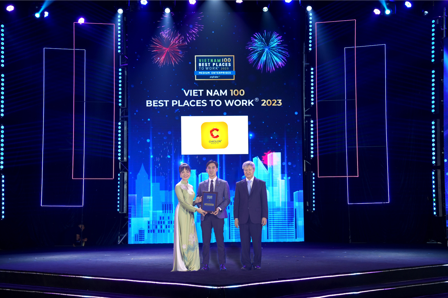 Chicilon Media was honored in the list of "Top 100 Best Places to Work in Vietnam 2023"